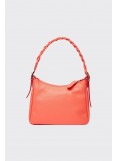 Elena Athanasiou Braid Strap Baguette Mini Coral
