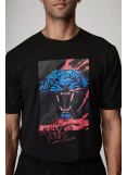 STEFAN World's Wild Tee μαυρο STEFAN World's Wild Tee μαυρο