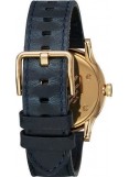 NIXON Nixon Station Leather Watch Gold/Navy