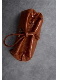 Elena Athanasiou Retro Lunchbag Vinyl Cognac