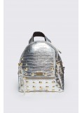Elena Athanasiou Croco Backpack Small Silver