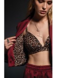 PEACE AND CHAOS SLEEK CROP BLAZER BORDEAUX - Silky
