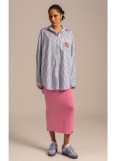 PEACE AND CHAOS CELOSIA PINK MIDI SKIRT