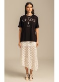 PEACE AND CHAOS LACEFLOWER MAXI SKIRT