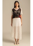 PEACE AND CHAOS COSMOS LACE CROP TOP