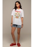 PEACE AND CHAOS  WHITE EDEN T-SHIRT - Cotton