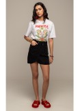 PEACE AND CHAOS  WHITE EDEN T-SHIRT - Cotton