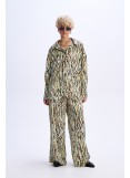 C9 Πράσινο Animal Printed Oversized Πουκάμισο DESERT BLOOM