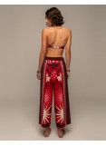 PEACE AND CHAOS PASSION FLOWER PANTS - Viscose
