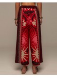PEACE AND CHAOS PASSION FLOWER PANTS - Viscose