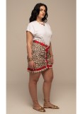 PEACE AND CHAOS MENAGERIE MINI SKIRT