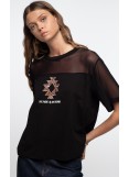 PEACE AND CHAOS INSIGNIA T-SHIRT - Cotton & Mesh