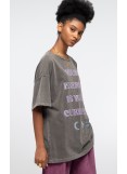 PEACE AND CHAOS MANTRA T-SHIRT - Cotton