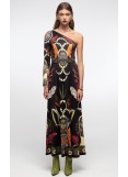 PEACE AND CHAOS NOCTURNAL ONE SHOULDER LONG DRESS 