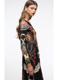 PEACE AND CHAOS NOCTURNAL ONE SHOULDER LONG DRESS 
