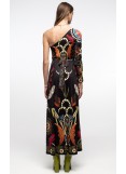 PEACE AND CHAOS NOCTURNAL ONE SHOULDER LONG DRESS 
