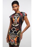 PEACE AND CHAOS NOCTURNAL BODYCON DRESS 
