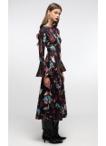 PEACE AND CHAOS HYDRANGEA LONG DRESS 