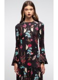 PEACE AND CHAOS HYDRANGEA LONG DRESS 