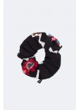 PEACE AND CHAOS ROMANCER SCRUNCHIES BLACK BASE