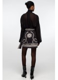 PEACE AND CHAOS PHILOSOPHY WRAP SKIRT