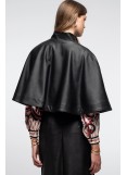 PEACE AND CHAOS LIQUORICE CAPE - Eco Leather