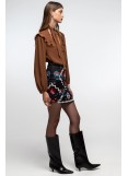 PEACE AND CHAOS ROMANCER MINI SKIRT