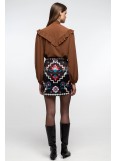 PEACE AND CHAOS ROMANCER MINI SKIRT