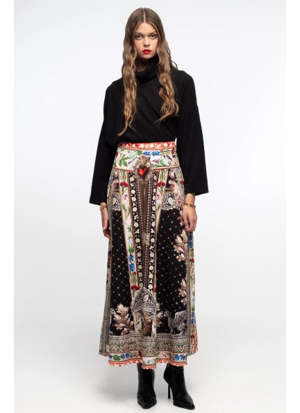 PEACE AND CHAOS OPULENCE LONG SKIRT