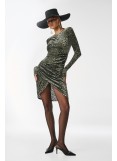 C9 Dark Olive Midi Dress KALEIDOSCOPE