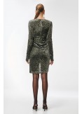 C9 Dark Olive Midi Dress KALEIDOSCOPE
