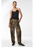 C9 Martini Olive Leopard Print Suit Pants IDYLLIC