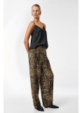 C9 Martini Olive Leopard Print Suit Pants IDYLLIC
