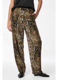 C9 Martini Olive Leopard Print Suit Pants IDYLLIC