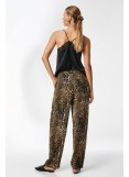C9 Martini Olive Leopard Print Suit Pants IDYLLIC