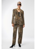 C9 Martini Olive Leopard Print Blazer ELIXIR