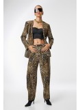 C9 Martini Olive Leopard Print Blazer ELIXIR