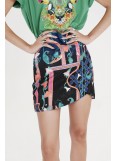 PEACE AND CHAOS  EPOQUE ASSYMETRIC SKIRT - Jacquard