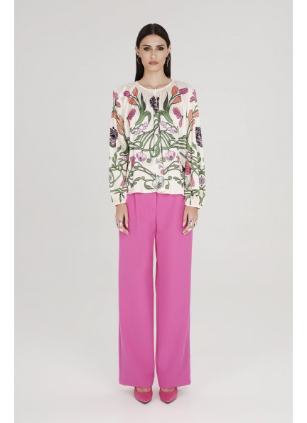 PEACE AND CHAOS FLEUR TOP - Silky