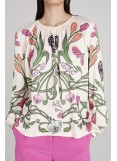 PEACE AND CHAOS FLEUR TOP - Silky