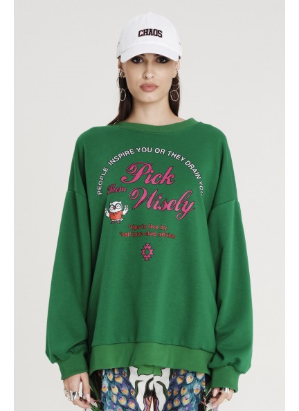 PEACE AND CHAOS WISDOM SWEATER - Cotton