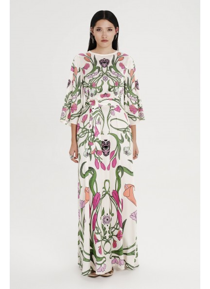 PEACE AND CHAOS FLEUR DRESS - Silky 