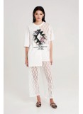 PEACE AND CHAOS NATURALISTIC T-SHIRT - Cotton & Lace