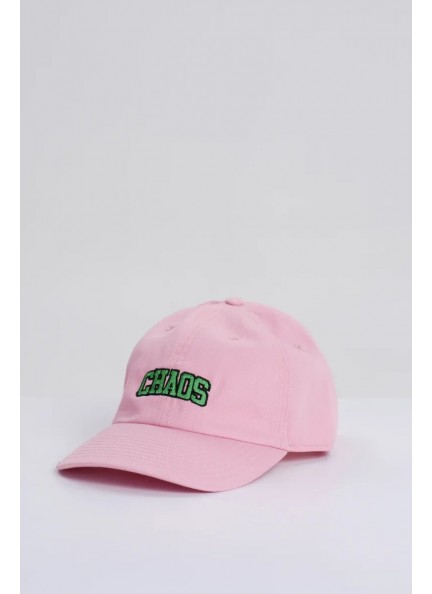 PEACE AND CHAOS CAP PINK - Cotton