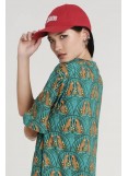 PEACE AND CHAOS CAP RED - Cotton