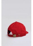 PEACE AND CHAOS CAP RED - Cotton
