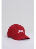 PEACE AND CHAOS CAP RED - Cotton
