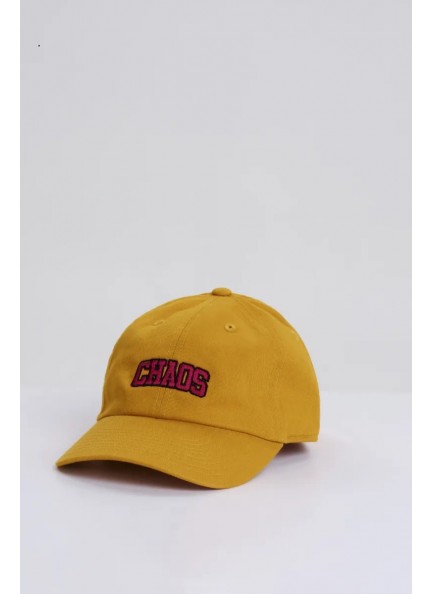 PEACE AND CHAOS CAP YELLOW - Cotton