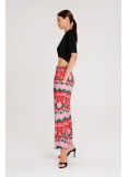 PEACE AND CHAOS ENIGMA CROP TOP BLACK - Tencel