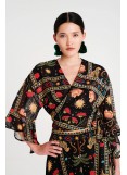  PEACE AND CHAOS ETERNITY WRAP BLOUSE